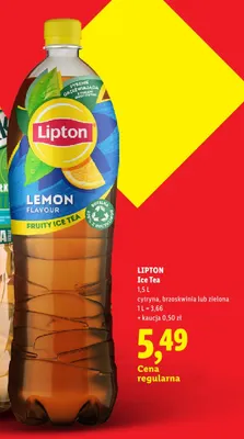 Herbata mrożona Lipton Ice Tea cytryna promocja w Lidl