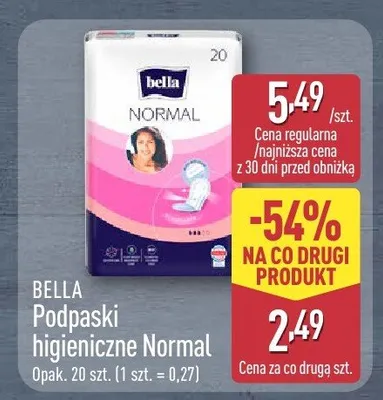 Podpaski higieniczne Normal promocja w Aldi