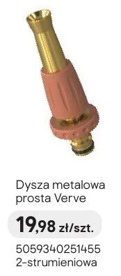 Dysza metalowa prosta Verve promocja w Castorama