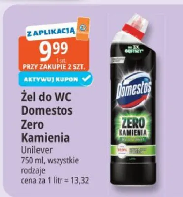 Żel do WC Zero Kamienia promocja w Leclerc