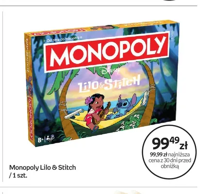 Gra planszowa Monopoly Lilo & Stitch promocja w Empik
