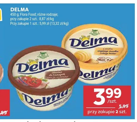 Margaryna Delma promocja w Stokrotka