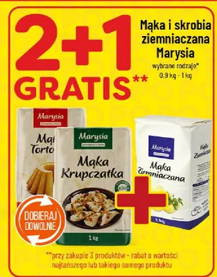 Mąka i skrobia ziemniaczana Marysia promocja w POLOmarket