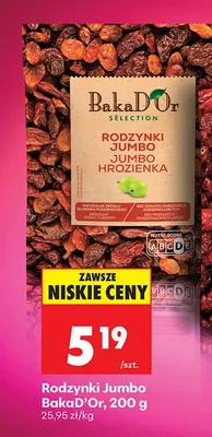 Rodzynki Jumbo BakaD'Or promocja w Biedronka