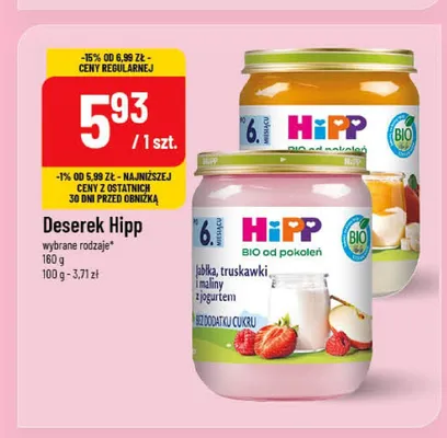 Deserek HiPP — wariant nieczytelny promocja w POLOmarket