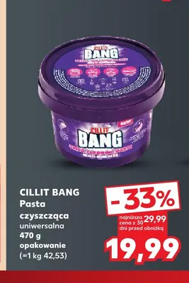 Pasta czyszcząca uniwersalna Cillit Bang promocja w Kaufland