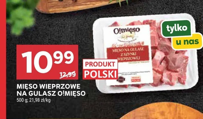 Miś wieprzowy na gulasz O!Mięso promocja w Stokrotka