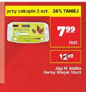 Jajka kurze klatkowe M Fermy Wiejak promocja w API Market