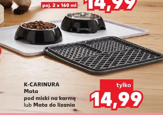Mata pod miski na karmę K-Carinura promocja w Kaufland