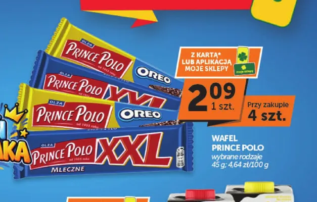 Wafel Prince Polo XXL mleczne promocja w Euro Sklep