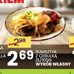 Rumsztyk z cebulką Wyrób Własny promocja w Wafelek