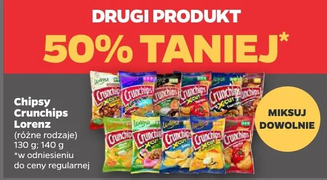 Chipsy Crunchips Lorenz promocja w Netto