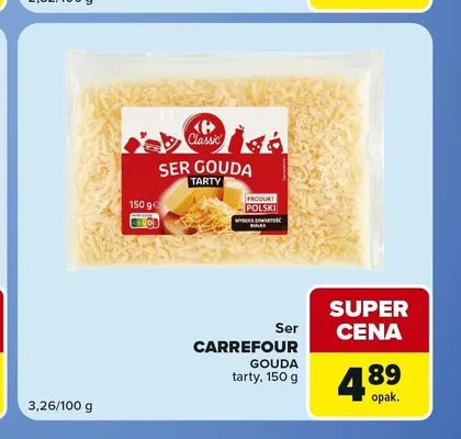 Ser Gouda tarty Carrefour promocja w Carrefour Market