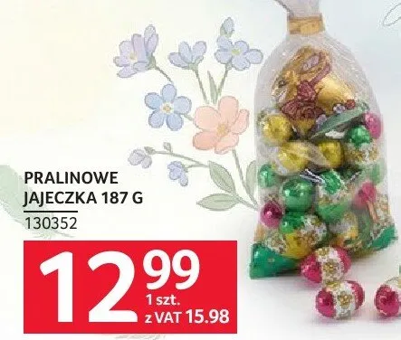 Pralinowe jajeczka 187 g promocja w Selgros