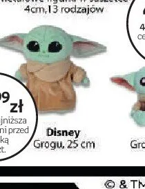 Grogu Disney 25cm promocja w Dzień Dziecka