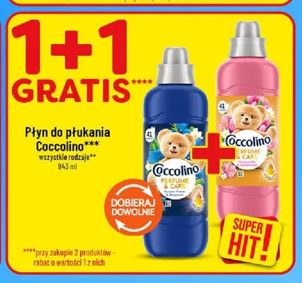 Płyn do płukania Coccolino Perfume & Care Honeysuckle & Sandalwood promocja w POLOmarket