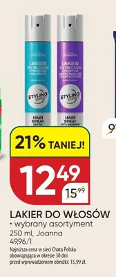 Lakier do włosów promocja w Chata Polska
