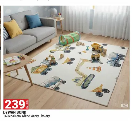 Dywan Bond 160x230 cm promocja w Merkury Market