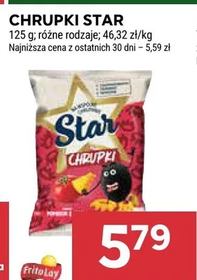 Chrupki Star różne rodzaje promocja w Stokrotka
