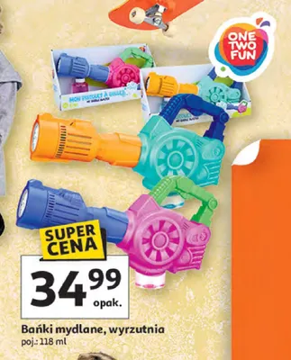 Bańki mydlane, wyrzutnia poj.: 118 ml promocja w Auchan