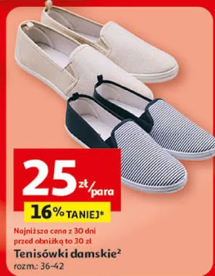 Tenisówki damskie promocja w Auchan