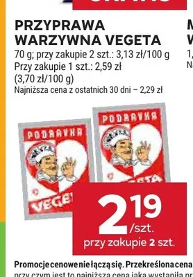 Przyprawa warzywna Vegeta promocja w Stokrotka