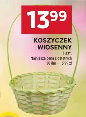 Koszyczek wiosenny promocja w Stokrotka