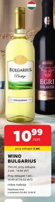 Wino Bulgarius promocja w Stokrotka