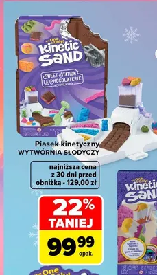 Piasek kinetyczny Wytwórnia słodyczy Kinetic Sand promocja w Carrefour