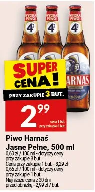 Piwo Harnaś Jasne Pełne promocja w Twój Market
