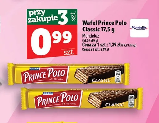 Wafel Prince Polo Classic promocja w TOPAZ