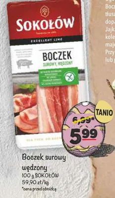 Boczek surowy wędzony promocja w Arhelan