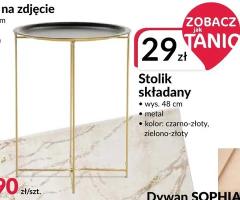 Stolik składany promocja w Salony Agata