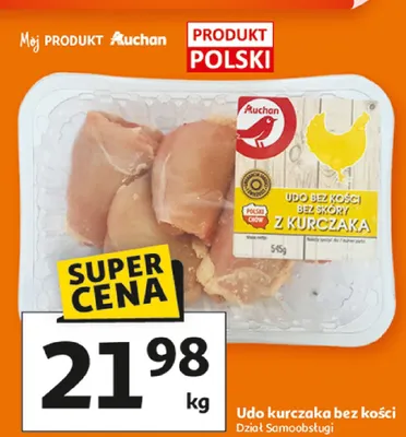 Udo kurczaka bez kości promocja w Auchan