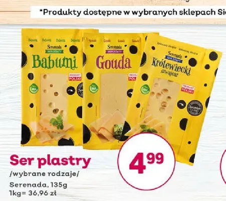 Ser w plastrach Babumi Serenada promocja w Bliski