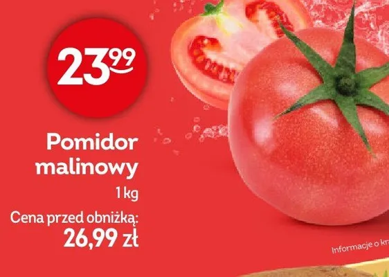 Pomidor malinowy promocja w Żabka