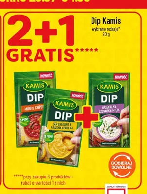 Dip Kamis ser cheddar & prażona cebulka promocja w POLOmarket
