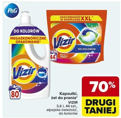 Kapsułki do prania do kolorów promocja w Carrefour Market