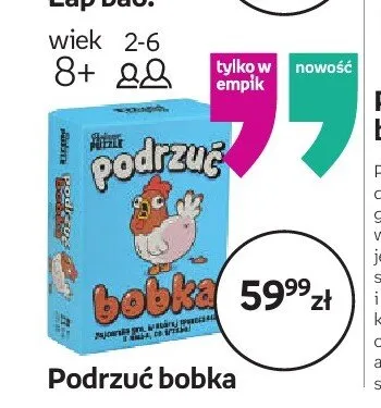 Gra Podrzuć bobka promocja w Empik