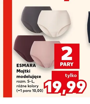 Majtki modelujące Esmara 2-pak promocja w Kaufland