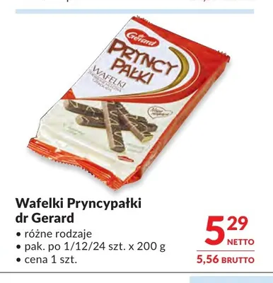 Wafelki Pryncypałki dr Gerard promocja w Makro