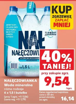 Woda mineralna różne rodzaje promocja w Kaufland