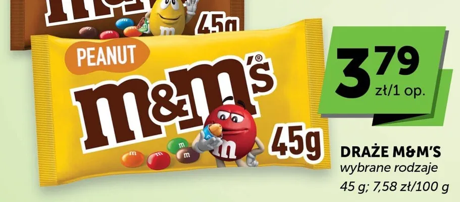 Draże M&M's peanut promocja w ABC