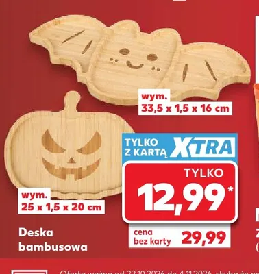 Deska bambusowa promocja w Kaufland
