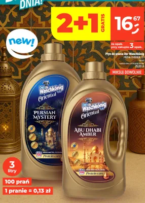 Płyn do prania Der Waschkönig Oriental Persian Mystery promocja w Dealz