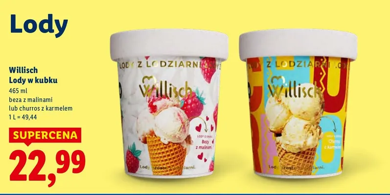 Lody w kubku promocja w Lidl