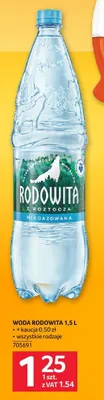Woda Rodowita z Roztocza niegazowana promocja w Selgros