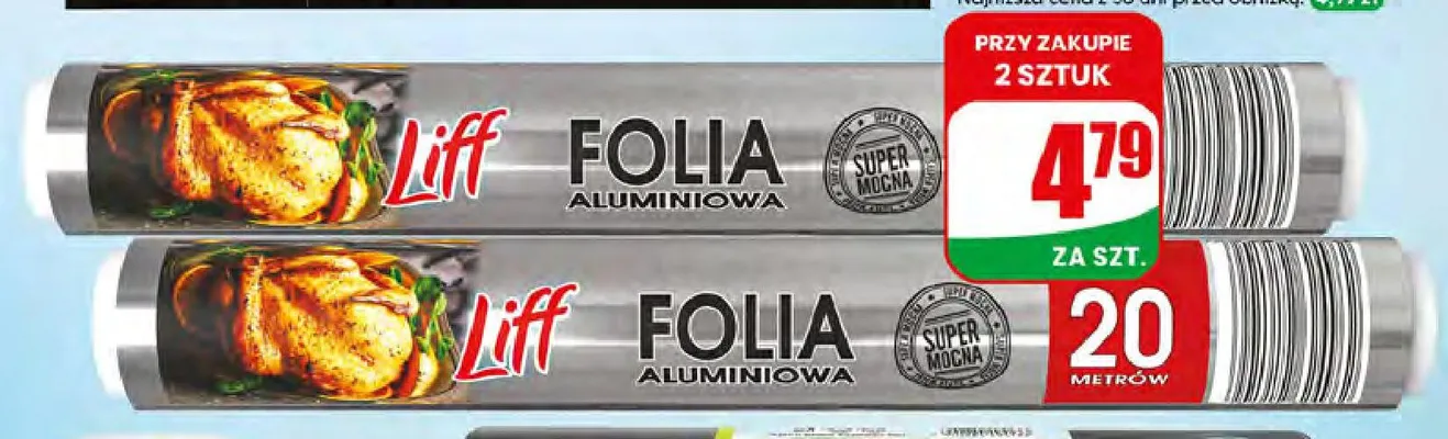 Folia aluminiowa Liff promocja w Dino