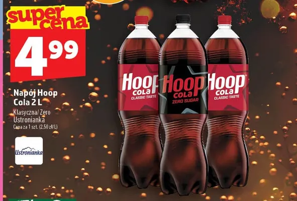 Napój Hoop Cola Zero promocja w TOPAZ