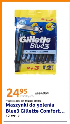 Maszynki do golenia Blue3 Gillette Comfort Slalom promocja w Action